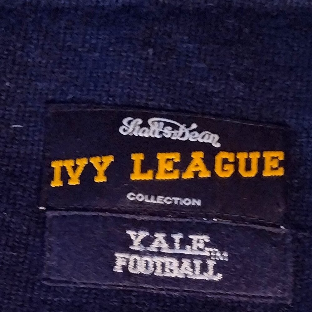 Vintage ORIGINAL Stall & Dean YALE Football Wool Jersey. Ivy League Collection